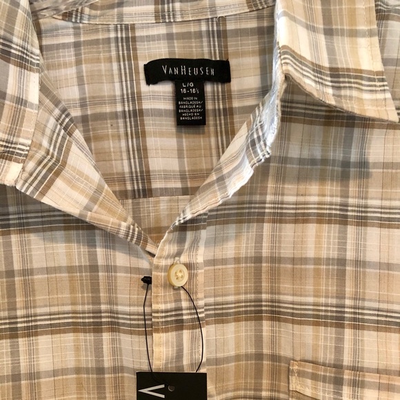 Men’s Van Heusen Shortsleeved buttondown - Picture 2 of 3